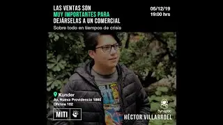 Las ventas son muy importantes para dejárselas a un comercial - Sobre todo en tiempo de crisis