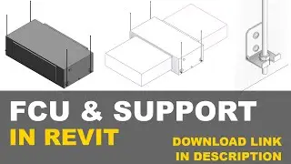 Modify FCU & Support in Revit | Revit MEP | LOD 300