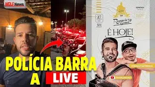 LIVE DO CANTOR RANIERY GOMES  E FABINNHO SOFRENCIA  FOI BARRADA PELA POLÍCIA.
