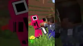 Squid Game Minecraft Animation #fyp #minecraft #littlem 4