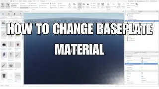 HOW TO CHANGE BASEPLATE MATERIAL USING PROPERTIES 2025 ROBLOX STUDIO TUTORIAL [WORKING]
