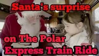 Real Life Polar Express Train Ride 2019 to the North Pole to visit Santa  #PolarExpressTrainRide