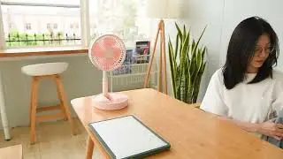 Ventilador USB Portatil Recargable Extensible