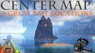 Ark Survival evolve  6 Great PVE Base  locations on the Center Map