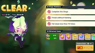 CookieRun: Tower of adventures - Chapter 6-11 Hard _ Hidden treasure _ 3 stars.