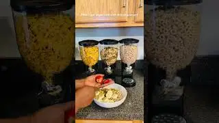 How I got organized with this dispenser! Easy to use #cereal #foodie #kitchengadgets #shorts #eating