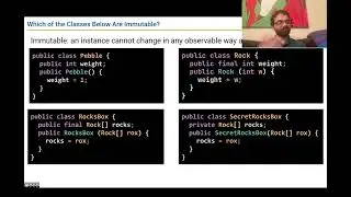 CS61B - Hashing 2 - Video 6 - Mutable vs. Immutable Types