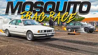 Je détruis la BM au Mosquitos Drag Race...
