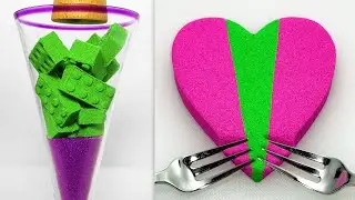 Very Satisfying and Relaxing Compilation 305 Kinetic Sand ASMR