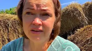 КУПИЛИ СЕНО И ПРОСЛЕЗИЛИСЬ😢ДАЖЕ БОЮСЬ СКАЗАТЬ ПОЧЁМ