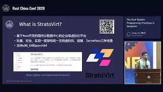 RustChinaConf2020 - The Rust System Programming Practices in StratoVirt by Yang Jie