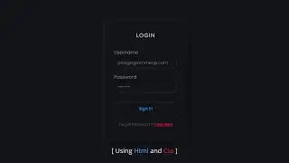 Neumorphic Login Form Design Use HTML & CSS | CSS Neumorphic Login Form Design Tutorial