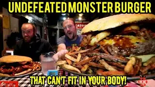 Undefeated Monster Burger | ManvFood | 10lbs of Mass |Impossible