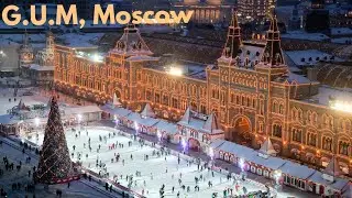 Russian shopping in Moscow. luxury stores in GUM / Centro de Moscú. GUM-tienda central de Rusia.