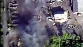 База с почти сотней единиц военной техники уничтожена к северу от Изюма