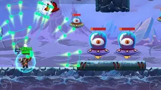 Mr. Autofire Прохождение 21 мира + сокровище Walkthrough 21 world + Hidden treasures 