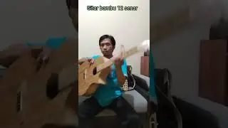 Perbedaan suara 5 Jenis gitar bambu buatan sendiri, kamu suka yang mana? #gitar #shorts