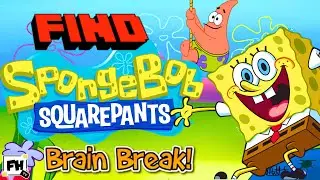Find SpongeBob🔎 | Kids Brain Break | GonNoodle Inspired