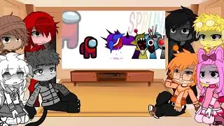 Sprunki Incredibox React To Mini Crewmate Kills Sprunki Phase 5 Characters II Gacha Club