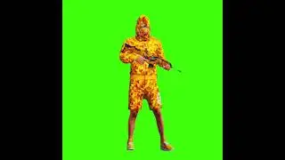Green screen pubg character