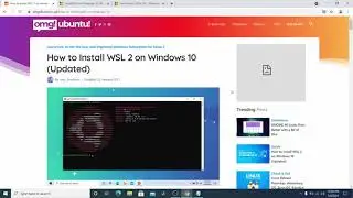 wsl2 setup - windows subsystem for linux - setup on windows 10 pro