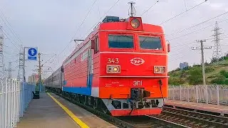 ЭП1-343 с Пассажирским поездом 354С Адлер - Пермь