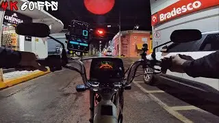 PURE SOUND TOPBIKE TOPTRAIL 50CC NA CHUVA... 🌕🌧️ (4K 60FPS)