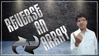 Reverse an array | C program to reverse an array