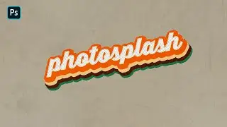 Retro Text Effect | Retro Text Effect in Photoshop Using Layer Styles