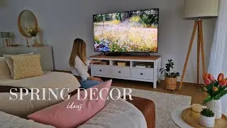 DECORATING FOR SPRING🌷DIY- Dried flowers in frame🌼spring vlog🌹