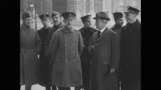 Archibald Cary Coolidge z członkami swojej misji. Wiedeń, maj 1919