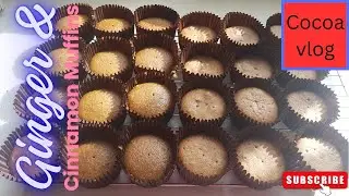 How to make a Ginger and Cinnamon Muffin | Cocoa vlog channel
