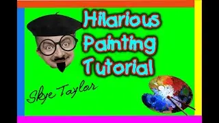 Acrylic Abstract Painting on Paper and other FUNNY CRAP PT1