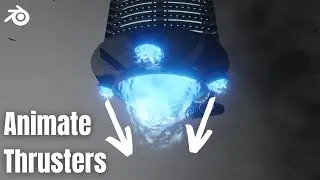 How to animate Thrusters in Blender