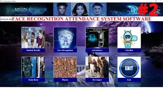 2/9 - Advance Facial Recognition Student Attendance System Project in Python OpenCV With Database