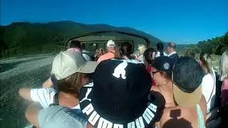 К водопадам по горной реке 🏞️на вездеходах)))/Экскурсия 33 водопада🌊