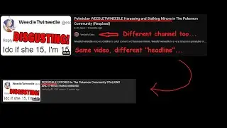 Verlisify Changes His WeedleTwineedle Pedo Story