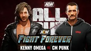 CM PUNK VS KENNY OMEGA AEW FIGHT FOREVER FULL MATCH!
