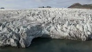 A glacier on Svalbard