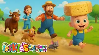 Le fermier dans son + autres chansons pour enfants avec des animaux | YesKids Comptines pour Bébé