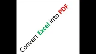 How to convert Excel file into PDF 🤔🤔