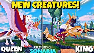 NEW CREATURES are INSANE! ROYALTY Creatures! | Creatures of Sonaria