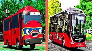 Tayo The Little Bus Characters ln Real Life Part 8