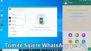Trimitere descarcare fisiere WhatsApp pe calculator