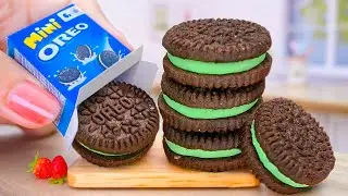 Making Smallest Chocolate Oreo Cake of The World in Mini Kitchen 🎂Mini Yummy Design for Cake Lover