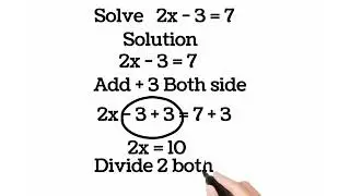Solve simple linear equations | linear equation #equation #equations  #maths