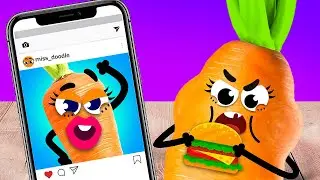 The Real Life Of DOODLES! Exciting Adventures Of Talking Fruits! - 