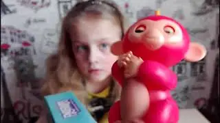 Игрушка интерактивная Happy Monkey FINGERLINGS