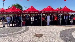 28 Haziran İzmit'in Düşman İşgalinden Kurtuluşunun 102. Yılı etkinlikleri kapsamında Çelenk Sunma…