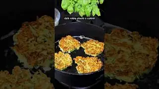 Obiad w 5 minut, szybkie placki z cukinii 💚💛💚 #orchideli #przepis #cukinia #pancakes #shorts